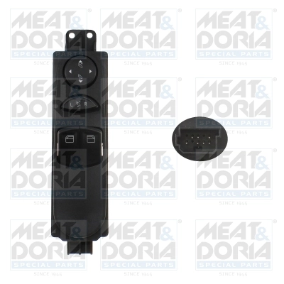 Switch, window regulator